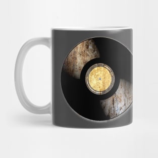 Vinyl Record rusty texture Mug